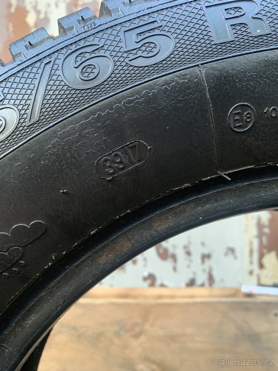 4ks 195/65/15 PneuMan/2017/91T/zimní pneu 6.3m - 8