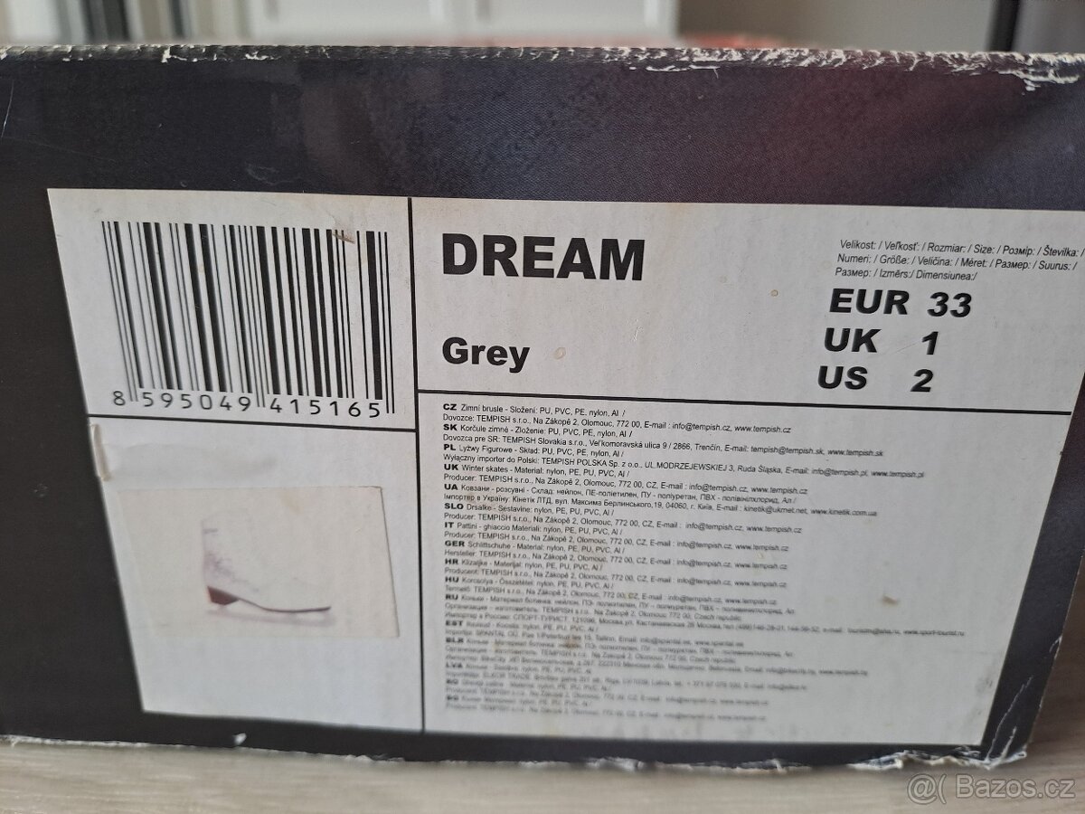 Dětské (dívčí) brusle TEMPISH DREAM, vel. 33/34 - 8