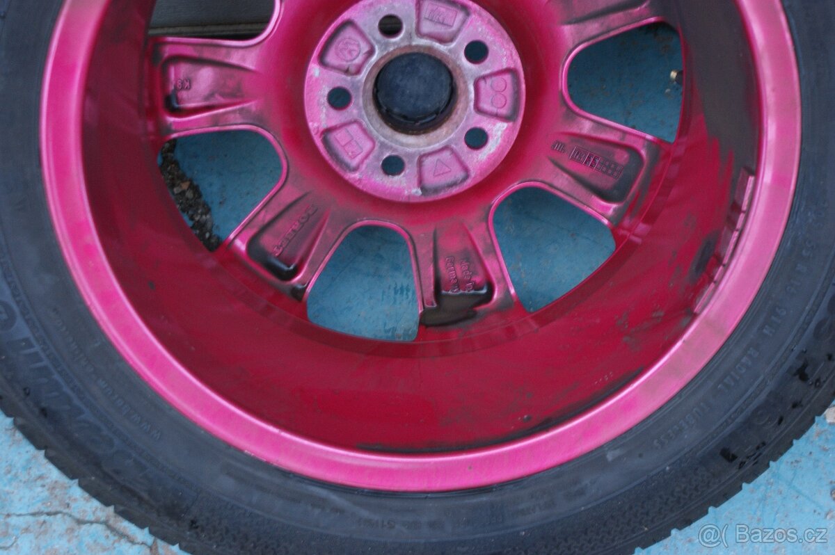 original alu kola VW 5x100 take Seat Skoda Audi pro kočičku - 8