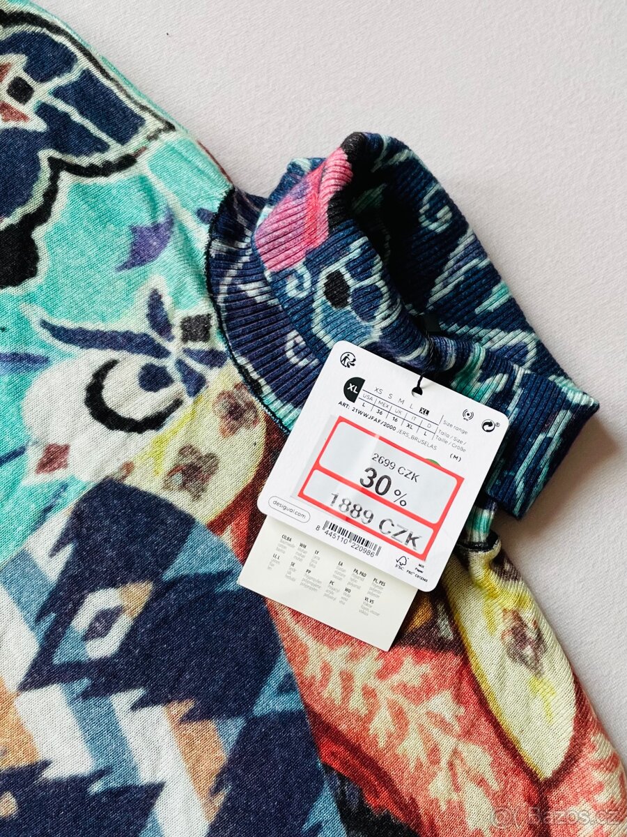 NOVÝ Dámský lehký svetr Desigual, vel. L - 8