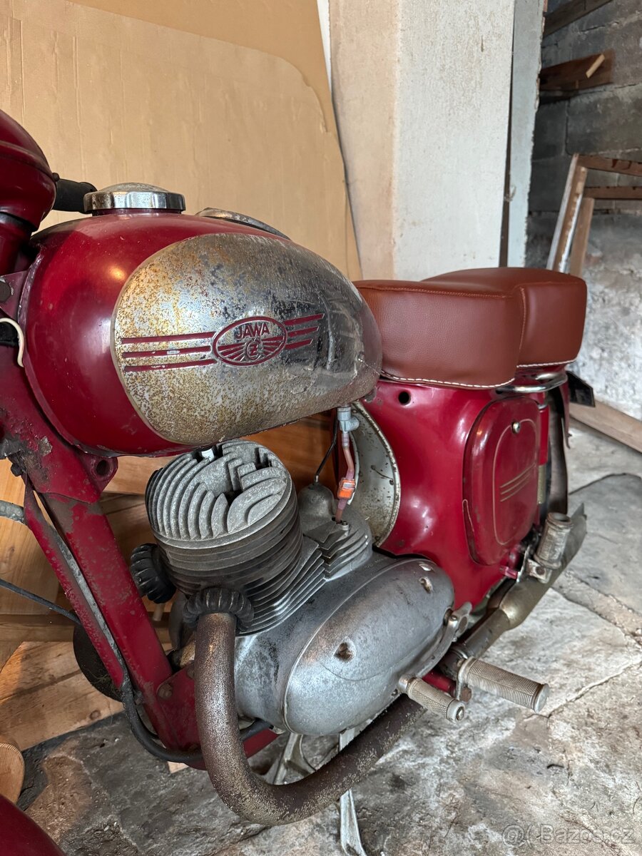 Jawa–ČZ 250 ccm (1957) – původní stav, exportní verze - 8
