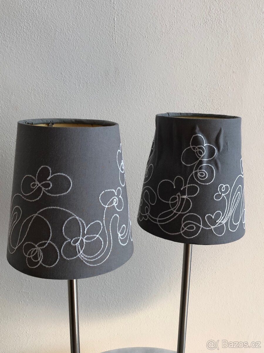 Stylové stolní lampy 2 ks - 8