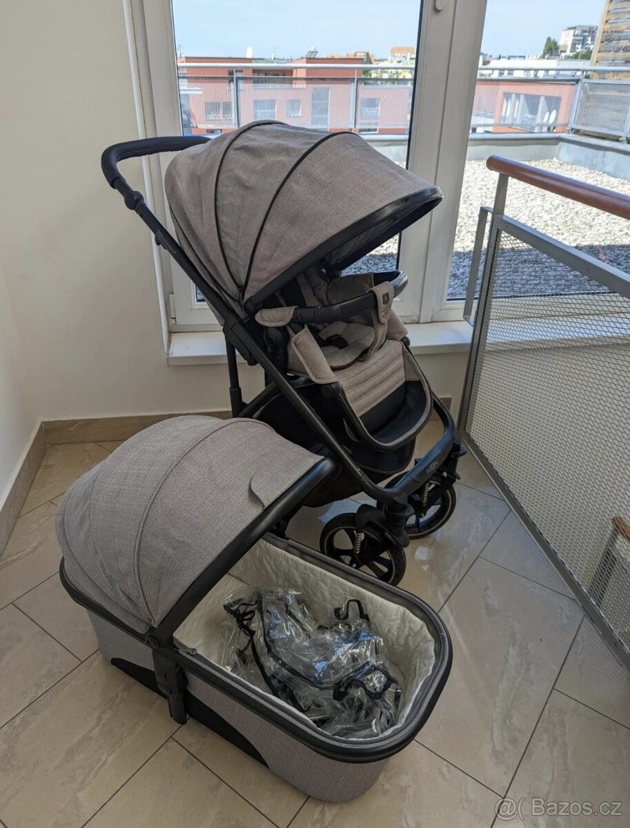 Kočárek Moon Nuova dvojkombinace s redukcí na autosedačku - 8