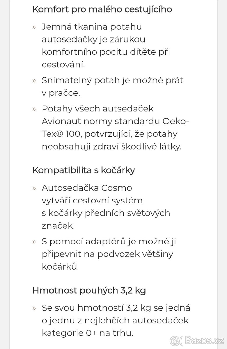 Autosedačka vajíčko Avionaut Cosmo black - 8