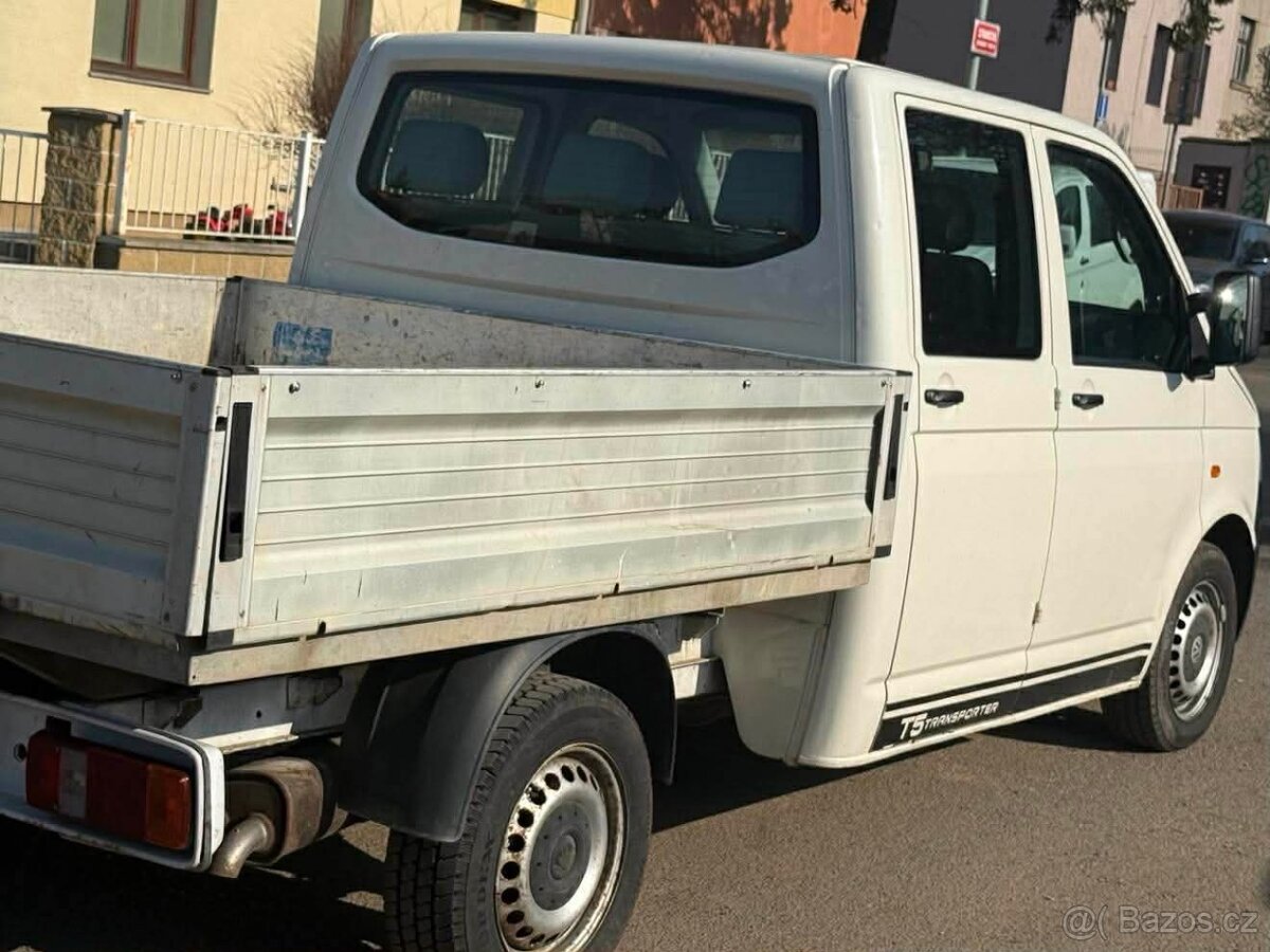 VW Transporter T5, double cab( 5 míst) - 8