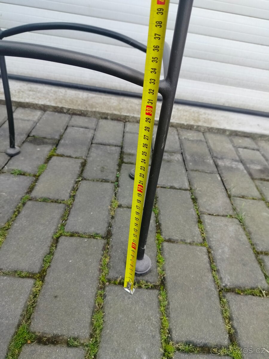 Kovaná barová židle 2 kusy - 8
