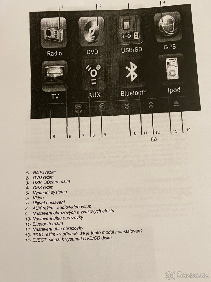 Navigační systém GPS PARO 119G TELEATLAS SYGIC - 8