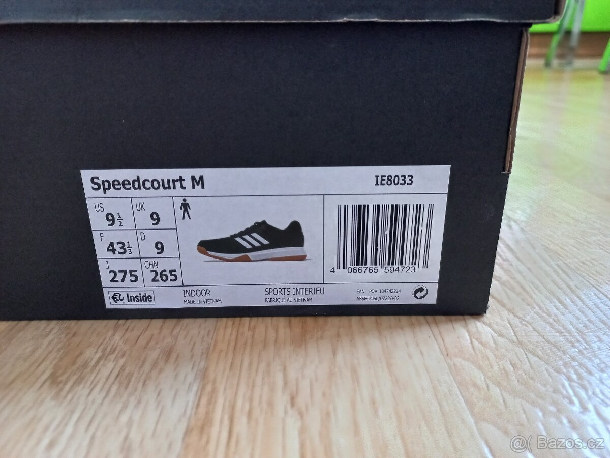 Prodám sálové boty ADIDAS Speedcourt M – vel. 43 1/3 - 8