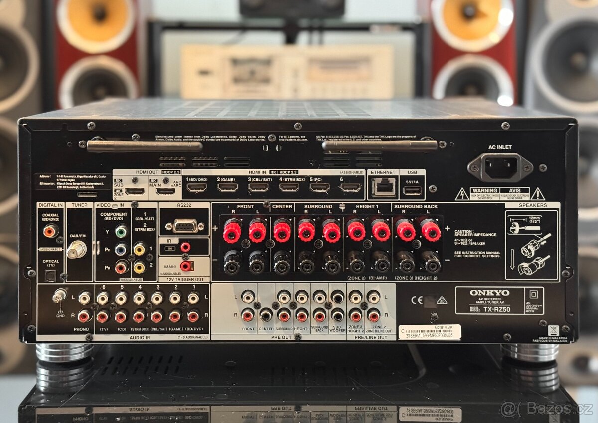 Onkyo TX-RZ50 9.2 AV Receiver - 8