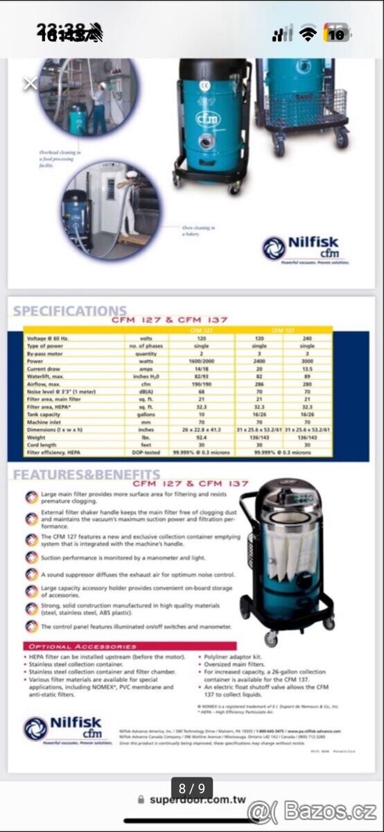 Stavební vysavač lux průmyslový - 8