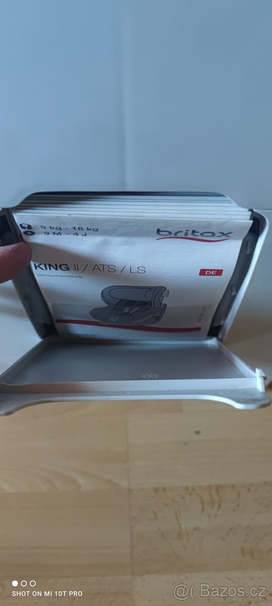 Prodám autosedačku Britax Römer King 2 ATS LS - 8