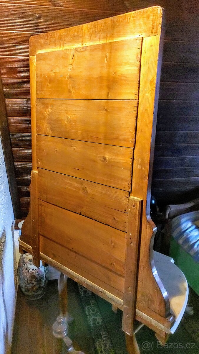 Nádherný toalet. stolek se zrcadlem a mram. deskou - 8