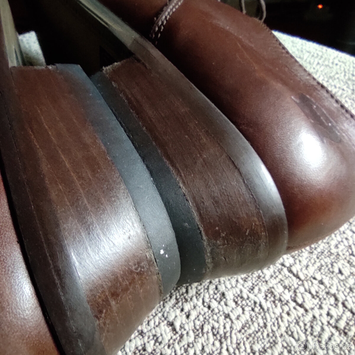 Kožené designové polobotky Spain - 8