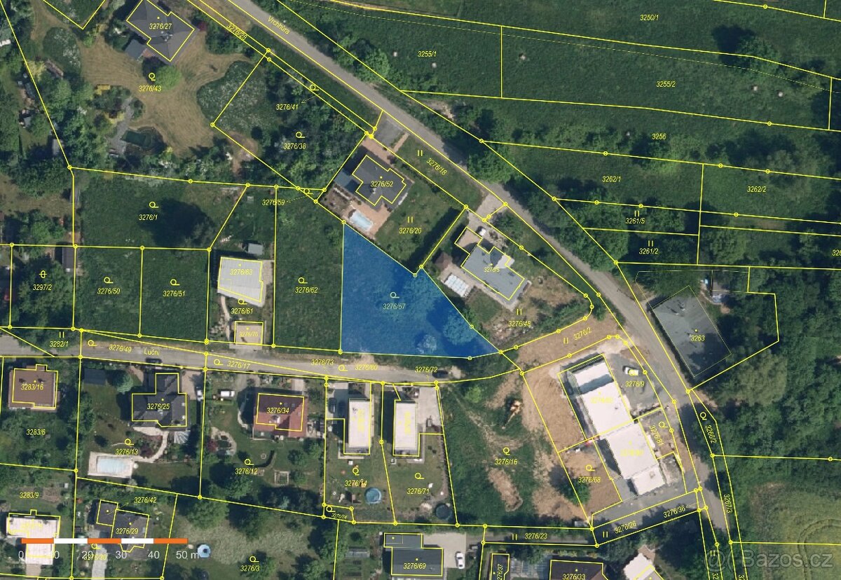 Krásný slunný stavební pozemek 1049m² v žádané části Turnova - 8