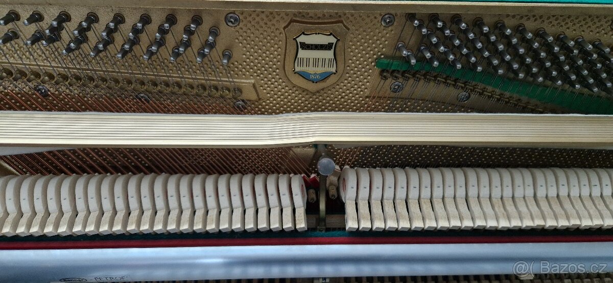 Černé piano Scholze 125 - Petrof - Renner r.v. 1999 - 8