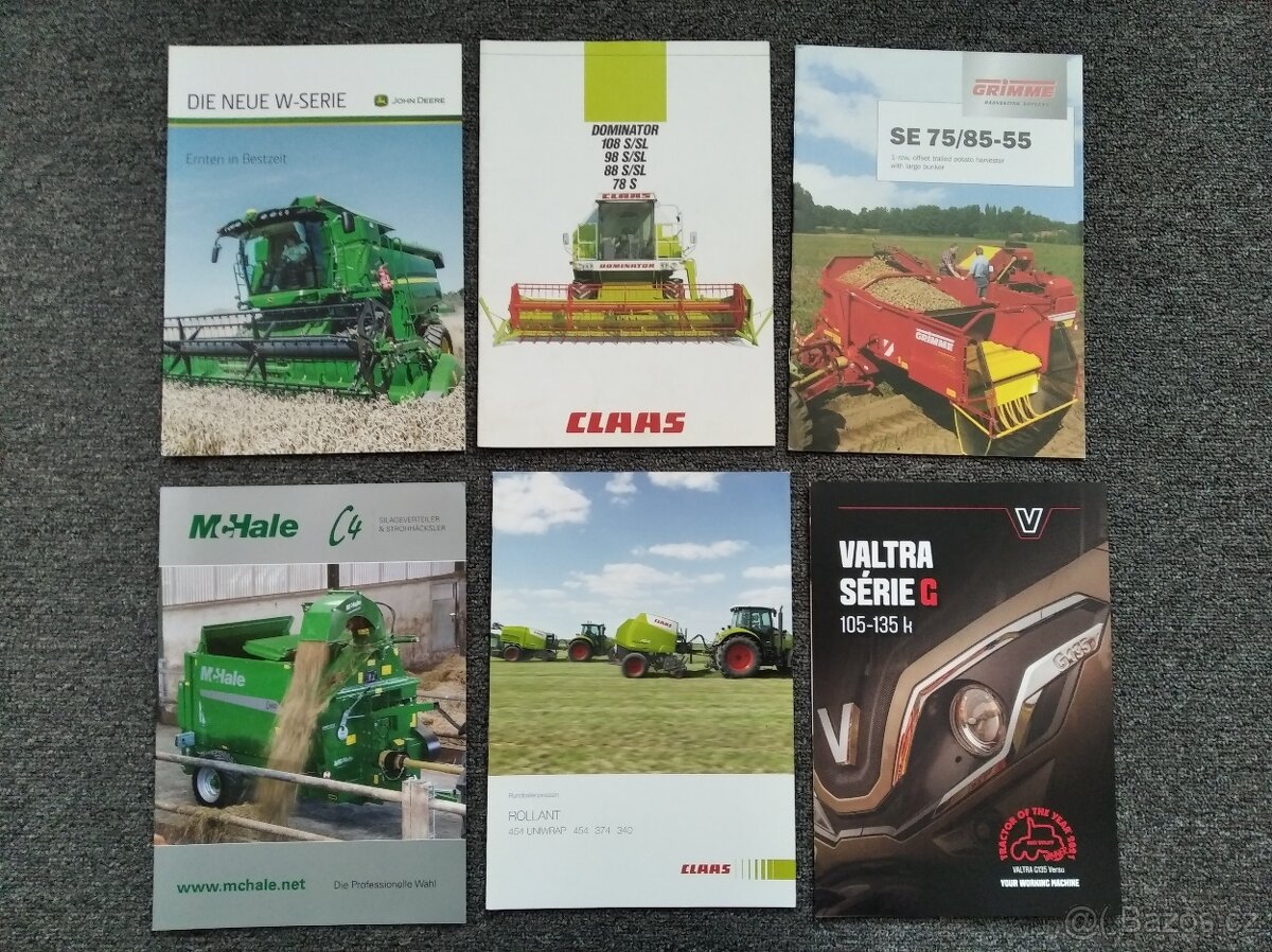 Prospekty zemědělské techniky a traktorů - 8