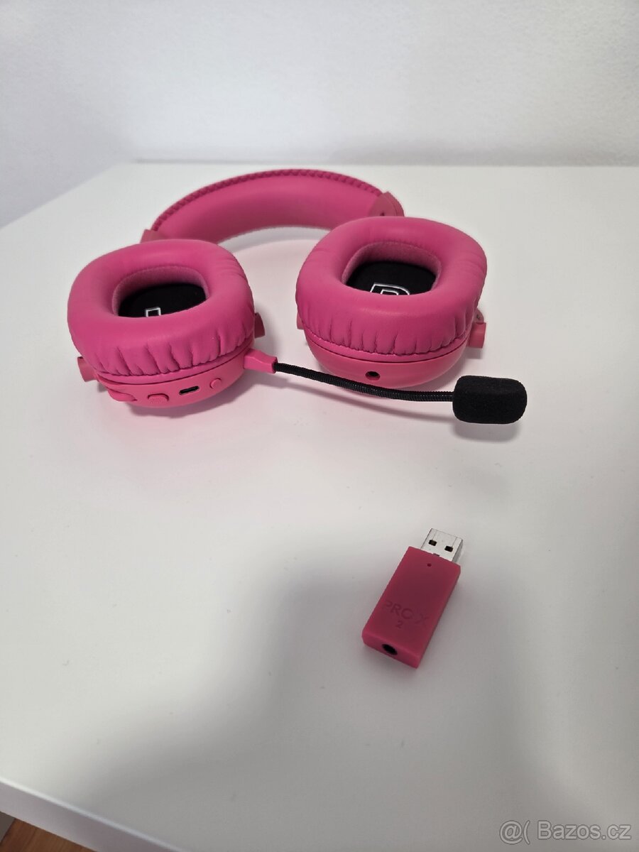 Logitech Pro X 2 Lightspeed- sluchátka růžová - 8