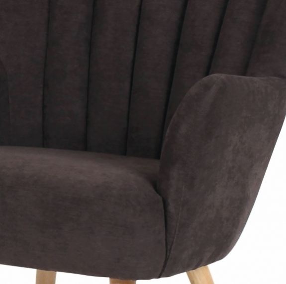 Křeslo ušák AK-311 hnědá látka - 8