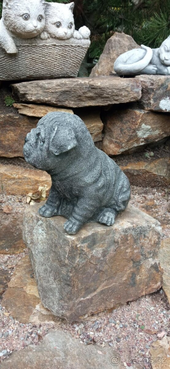 Zahradní dekorace- Anglický buldoček - 8