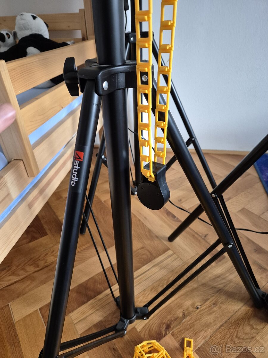 Fotografické studio, stativ, světlo, softbox, foto pozadí - 8