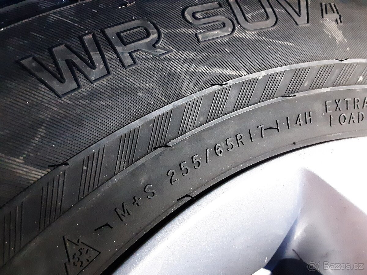 ALU DISKY 6X114,3 pneu ZIMNÍ 255/65/17 Nokian - 8