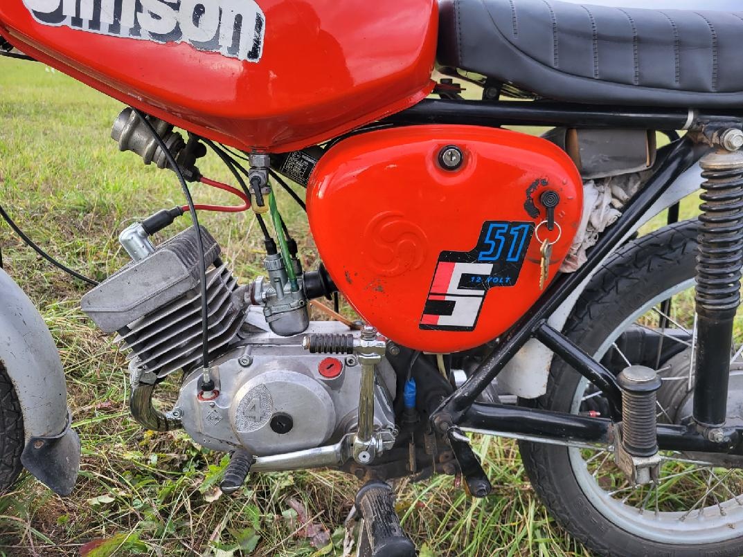 SIMSON S51 Elektronik .rv.1990, provoz 11.5.1990 - 8