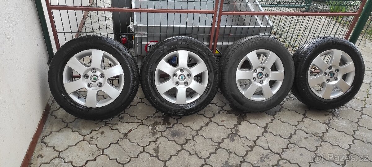 15'' kola s pneu originál škoda - 8