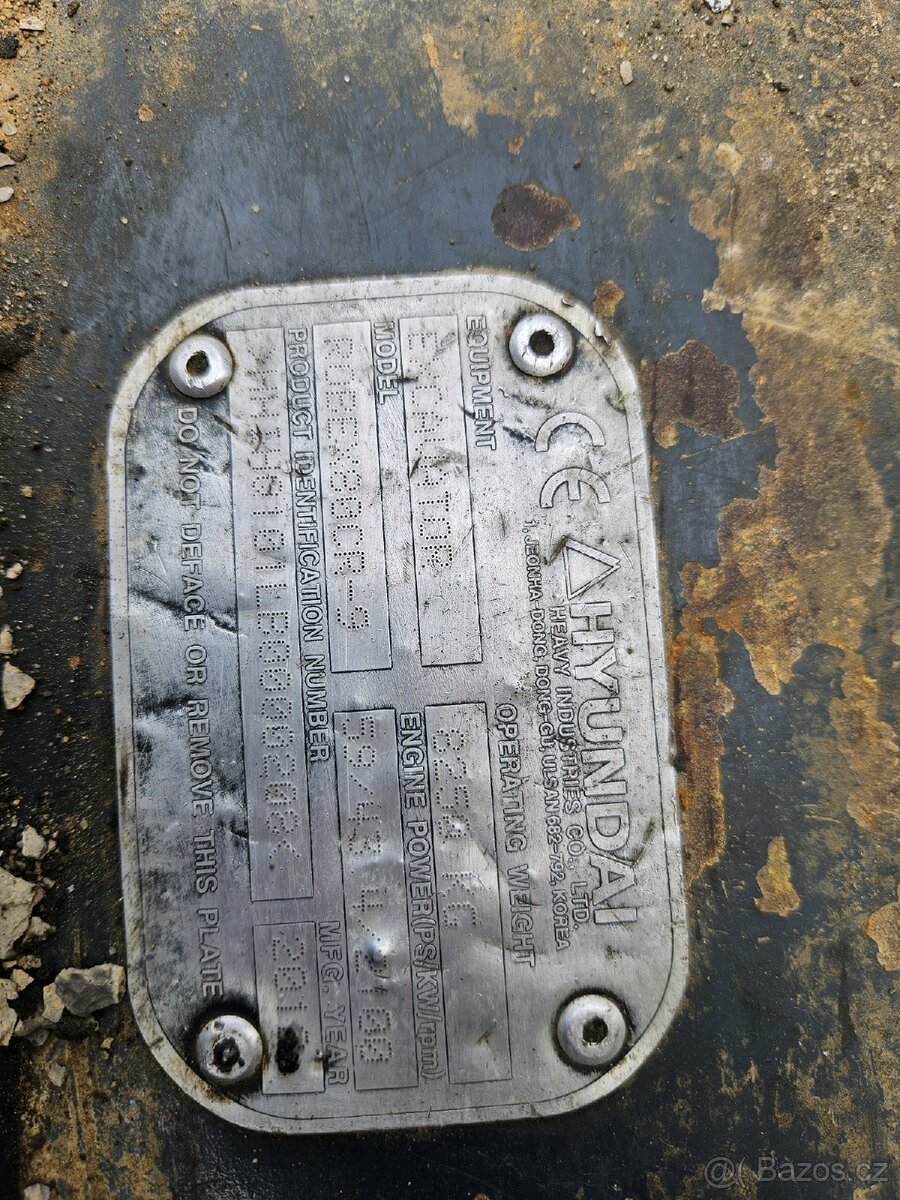 Pasovy Bagr Hyundai cr9 Robex - 8