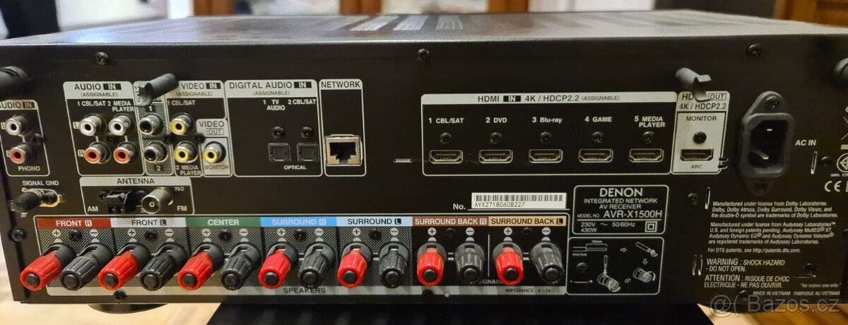 Prodám repro soustavu+receiver domácího kina - 8