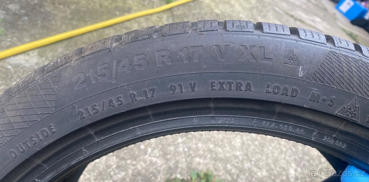 215/45 R17 --- jedna zimní pneumatika - 8