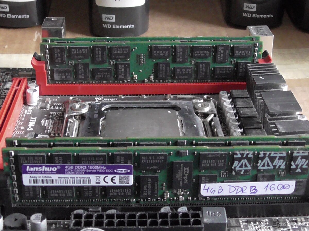 SET - Deska, CPU (Server), Ram (ECC), bez chladice (N7) - 8