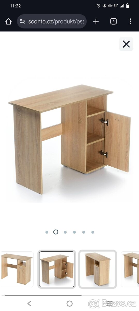 Dětská postel 160x80 + komoda + stůl - 8