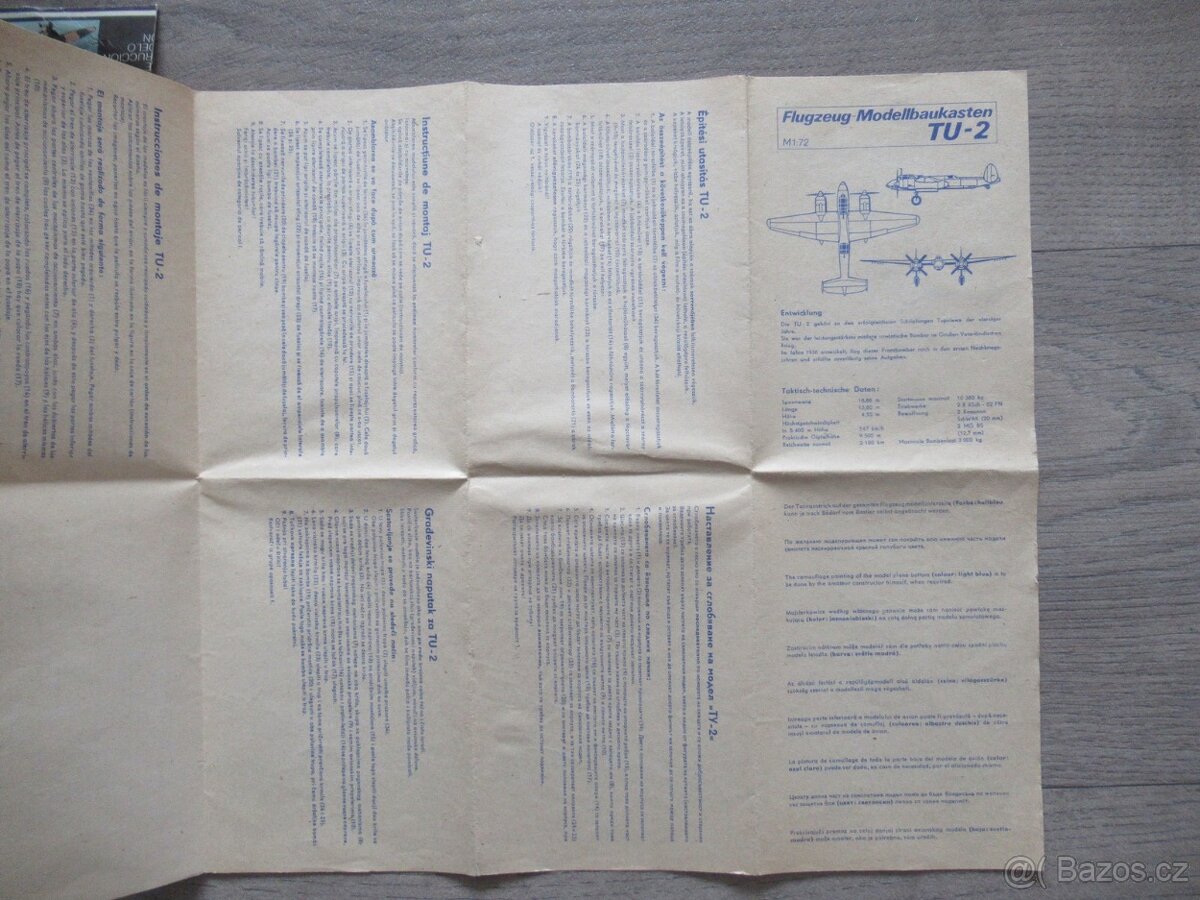 Modely Albatros DIII a TU-72 - 8