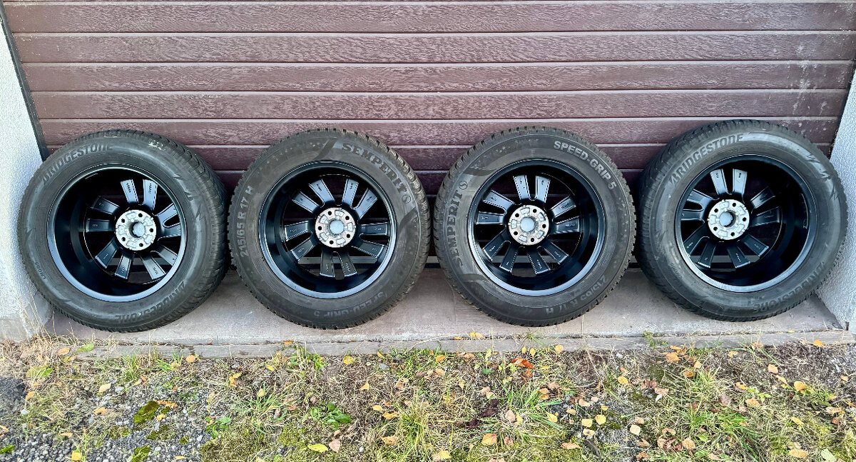 originální ALU kola škoda borbet R17 5x112 - 8