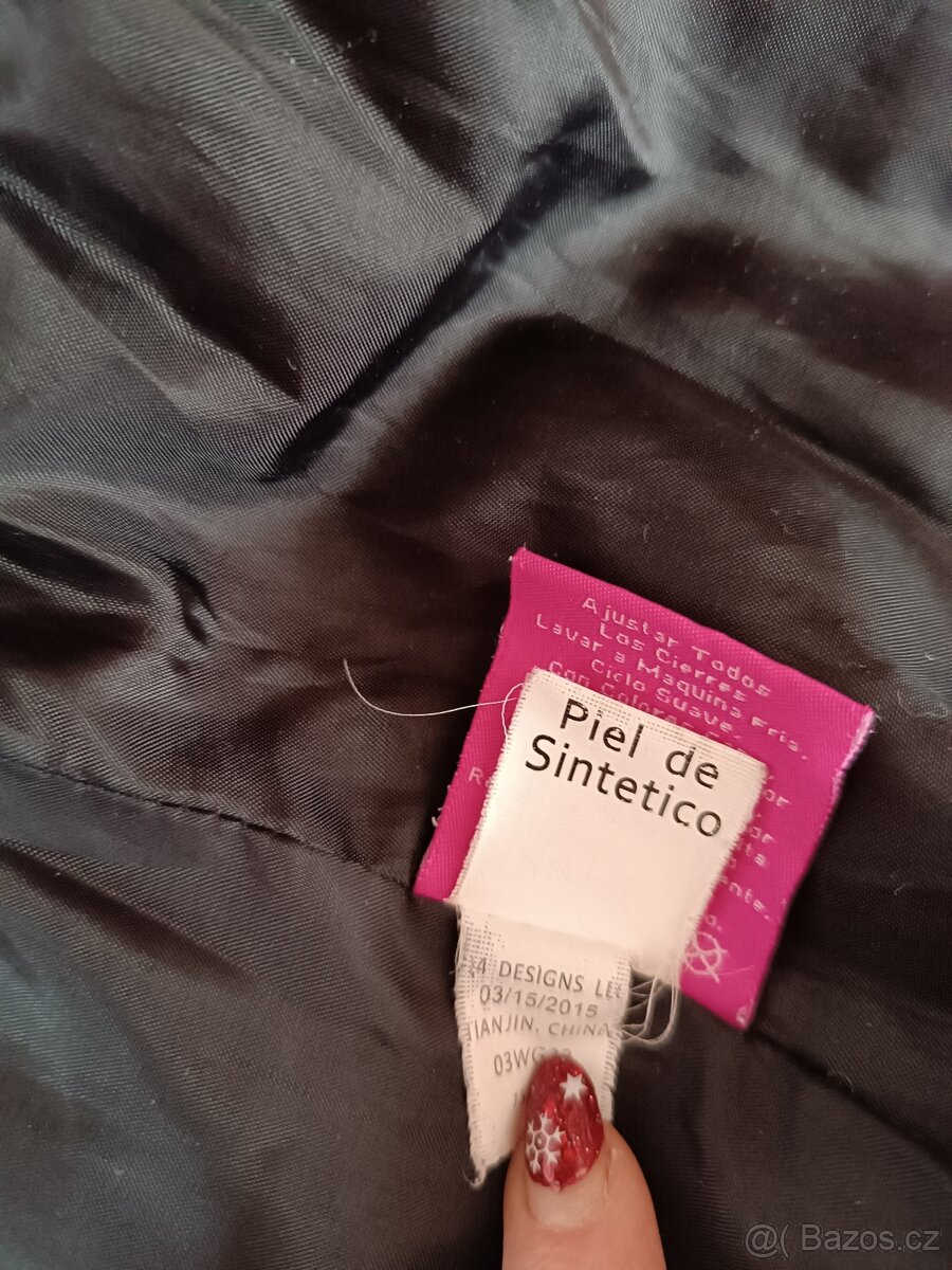 Dívčí zimní bunda velikost 10 11 let - 8