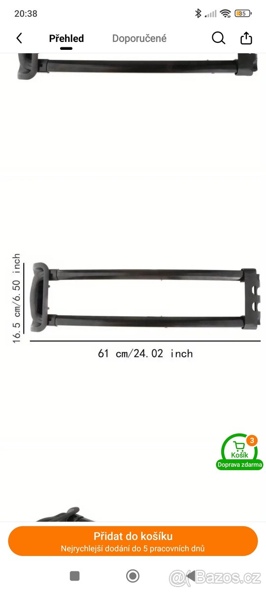 Teleskopické madlo na kufr - 8