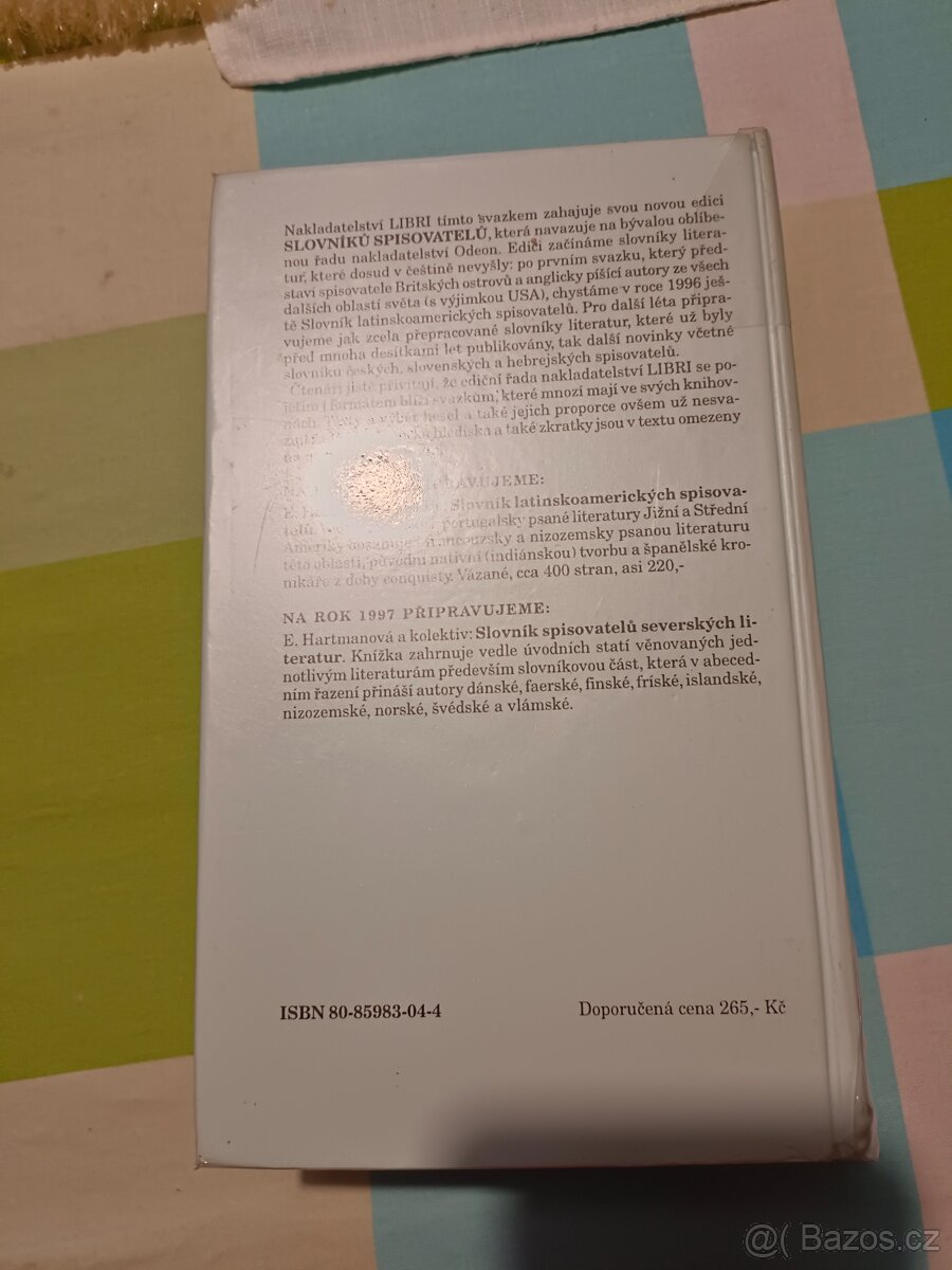 Slovník spisovatelů, anglická - 8