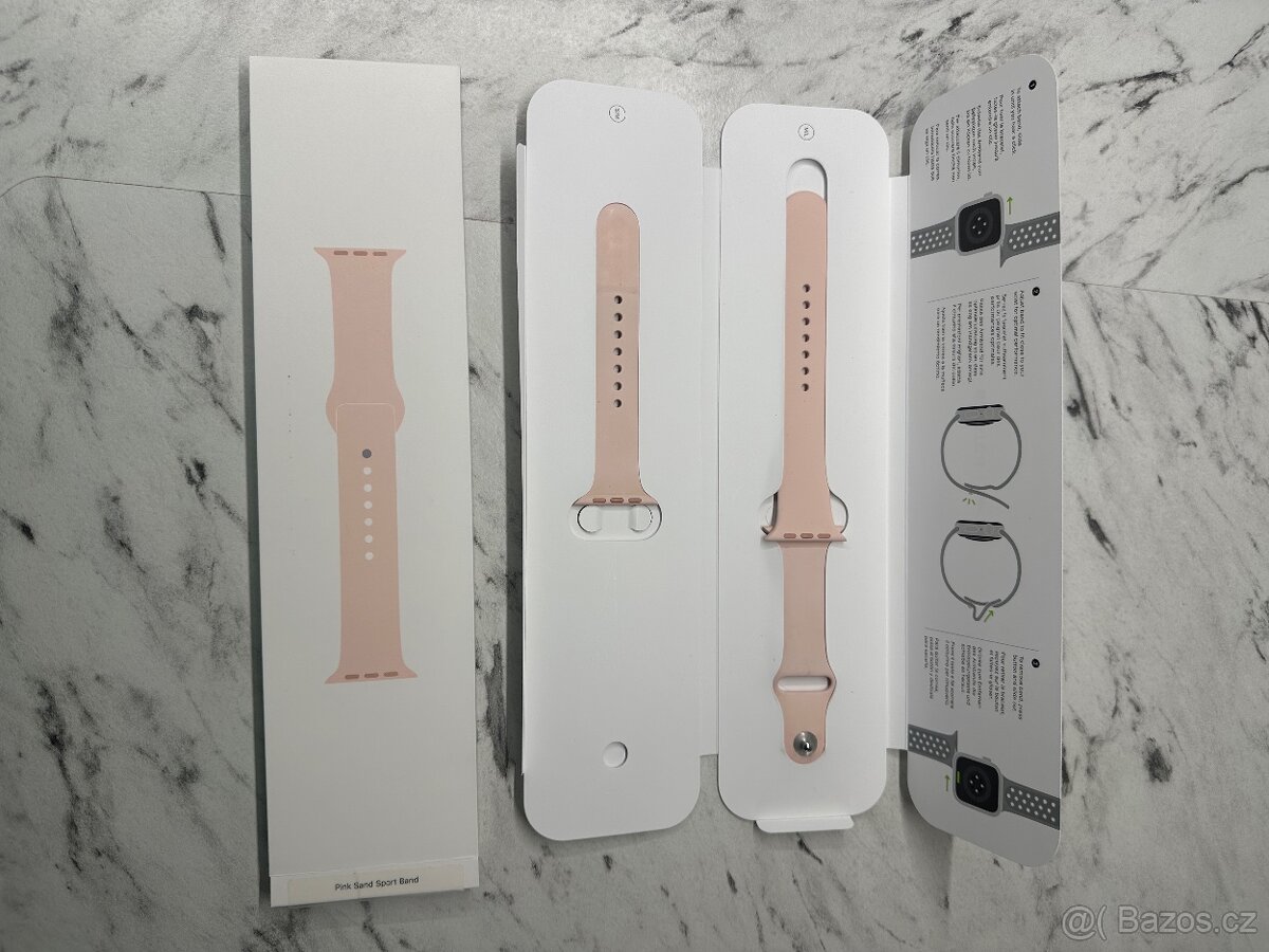 Apple Watch Series 6 44 mm GPS – Gold / Pink Sand, kompletní - 8