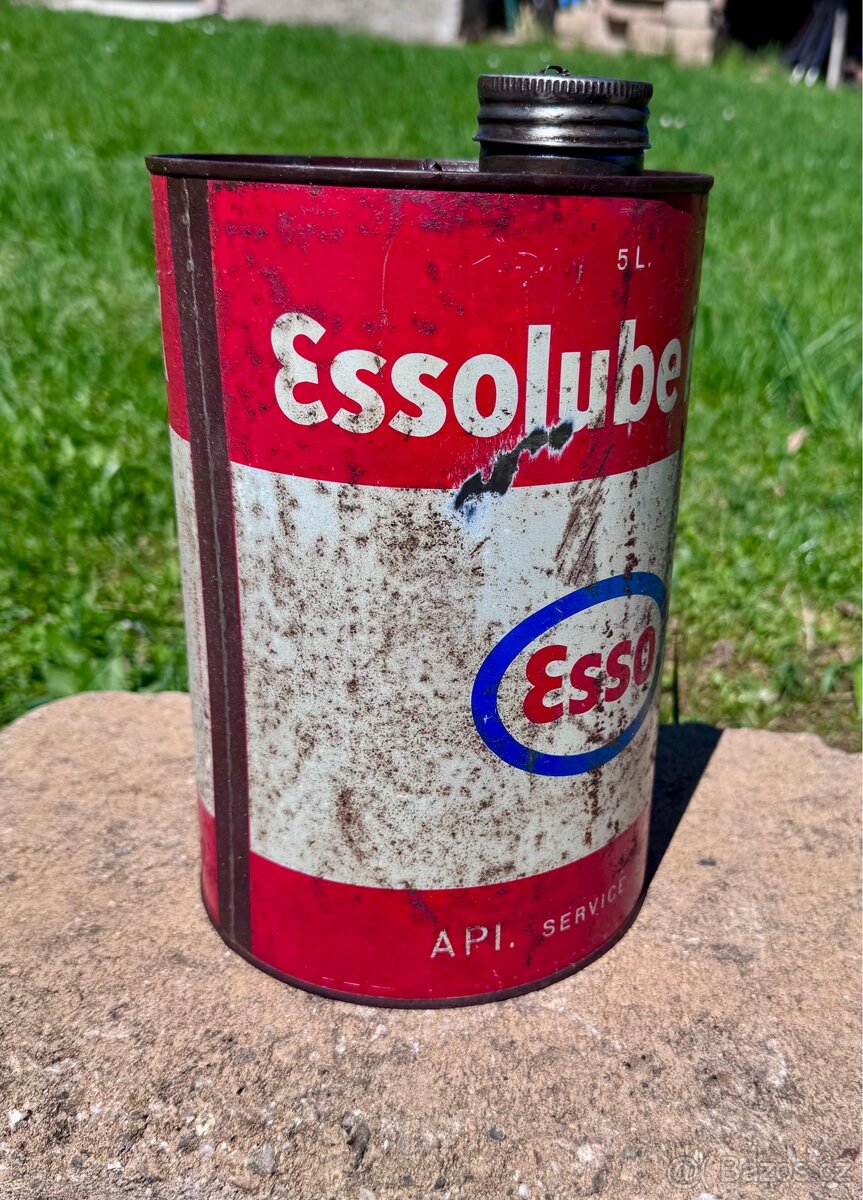 Esso - plechovky na olej - 8