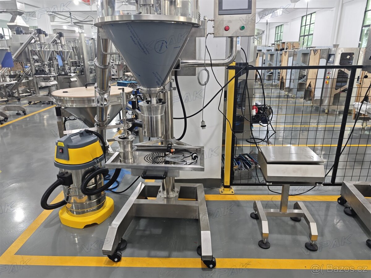 Plnička prášku, balicí stroj na prášek, Šnekový plnicí stroj - 8