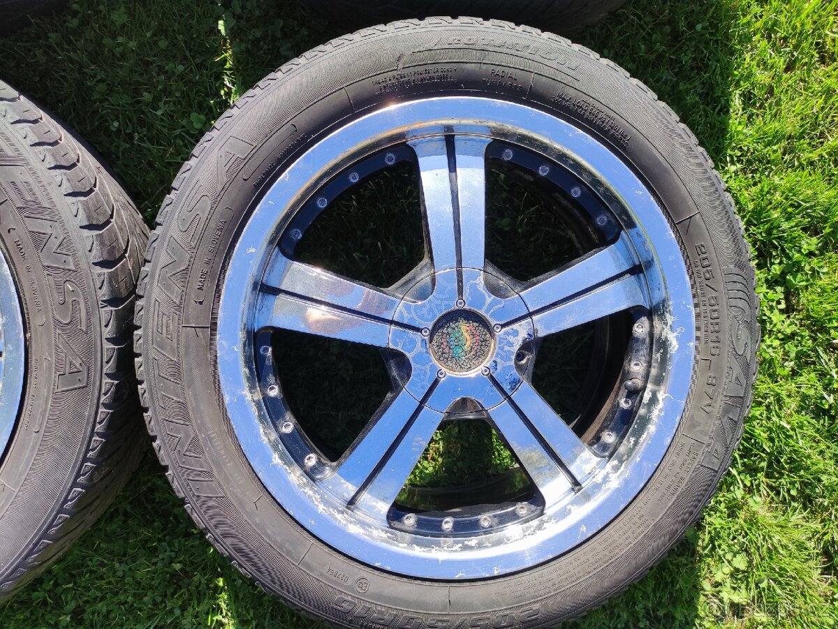 Chromovaná 16" BSA - 2 rozteče - ZLEVNĚNO - 8