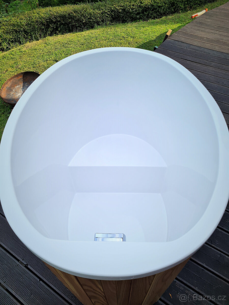 Ochlazovací káď k sauně – modřín, laminát, top kvalita - 8