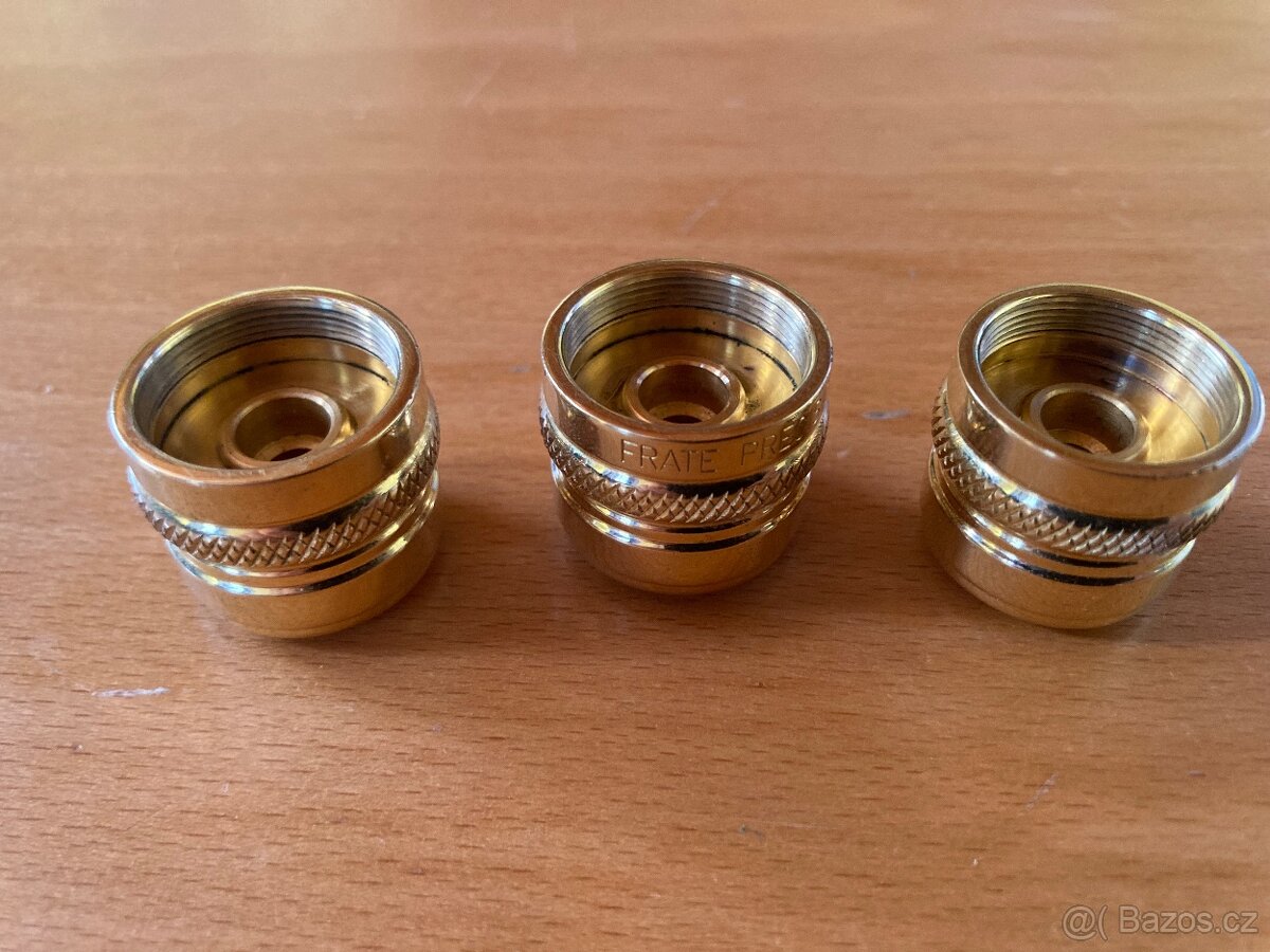 Víčka ventilů a tlakadla Frate Precision pro trumpety YAMAHA - 8