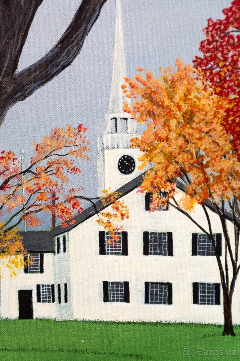 Americké maloměsto, B.Green, olej na plátně, 780 × 630 mm - 8