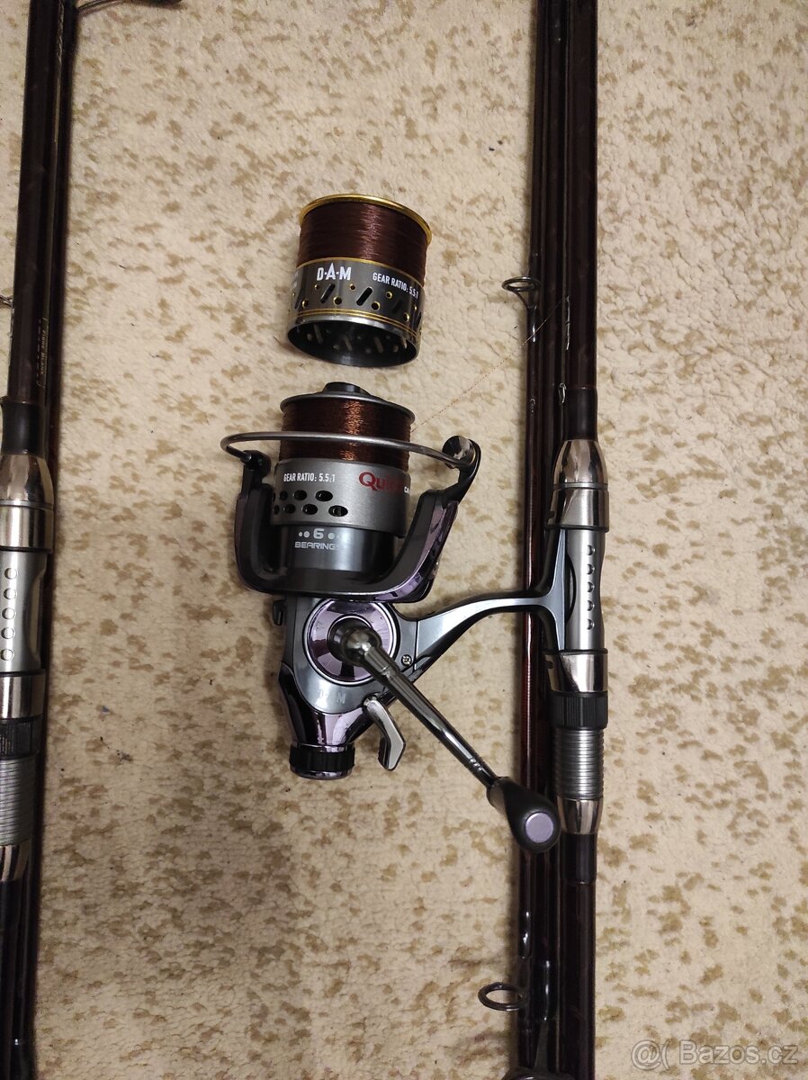 Prodám 2x rybářský prut Mivardi - 8