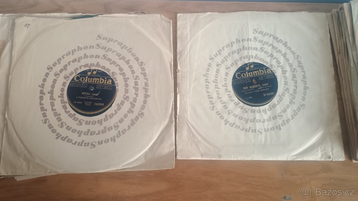 Šelakové gramofonové desky cca 500ks - 8