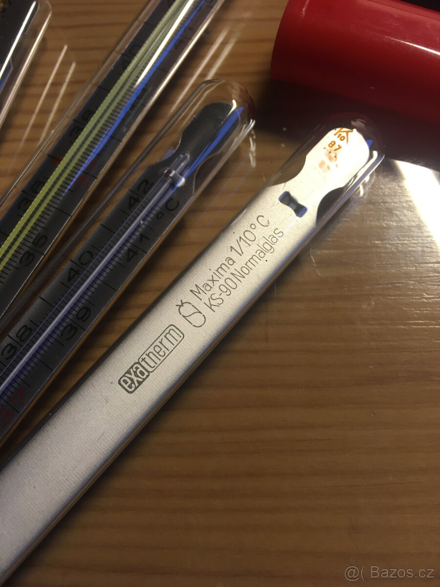 Teploměr lékařský - rtuťový s krabičkou - 8