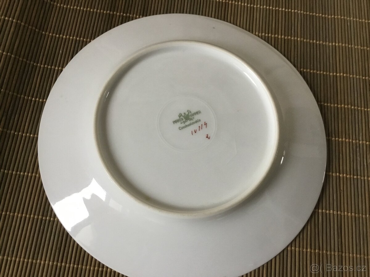 desertni talirek dobovy, dzbanek, velký talir - 8