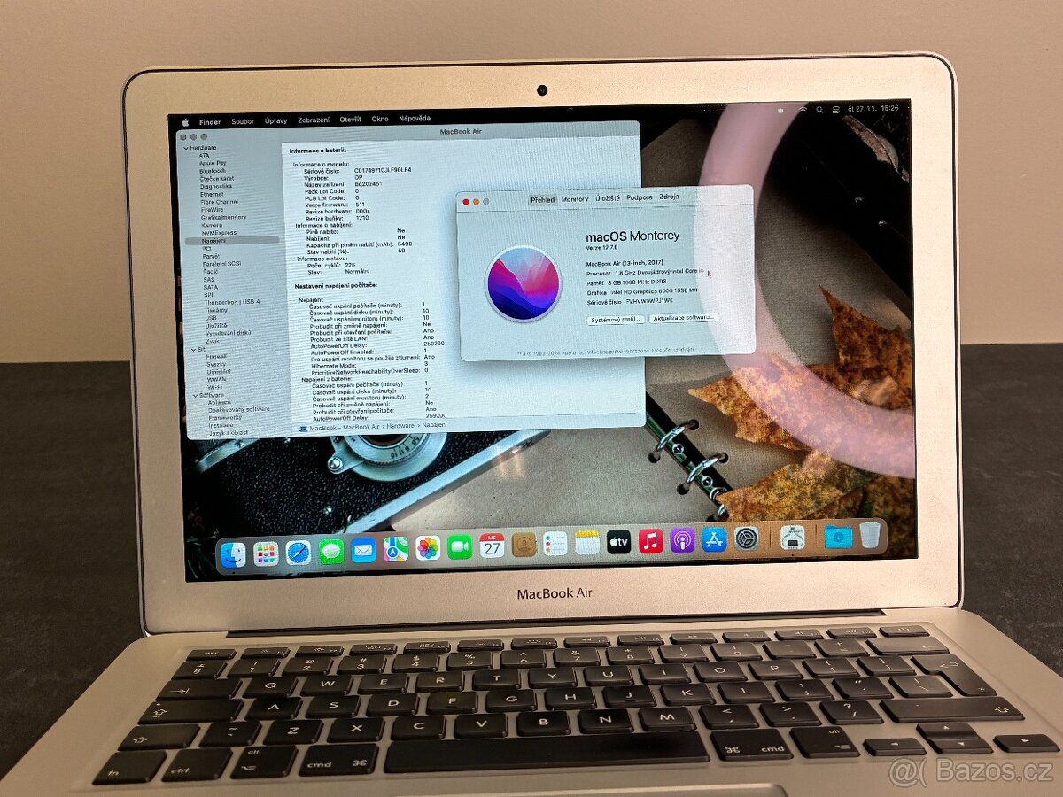 MacBook Air 13'' 2017 / i5 / 8GB RAM / 128GB SSD - DPH - 8