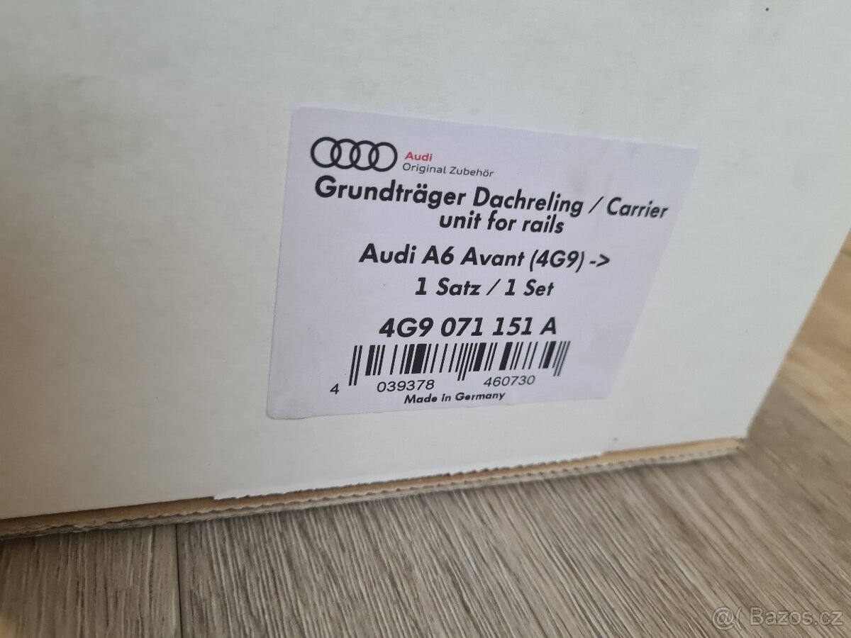 NOVÉ Střešní nosiče Audi A6 C7 - Avant - ORIGINÁL - 8